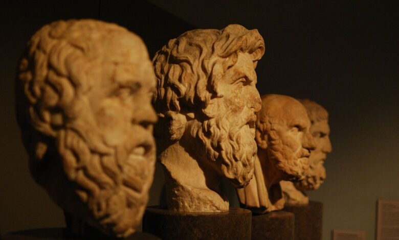 busts, philosophy, aristotle