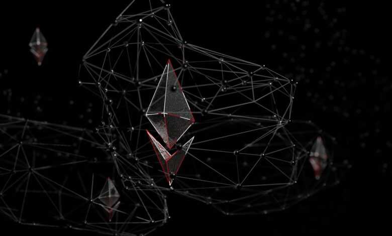 a computer generated image of a red diamond